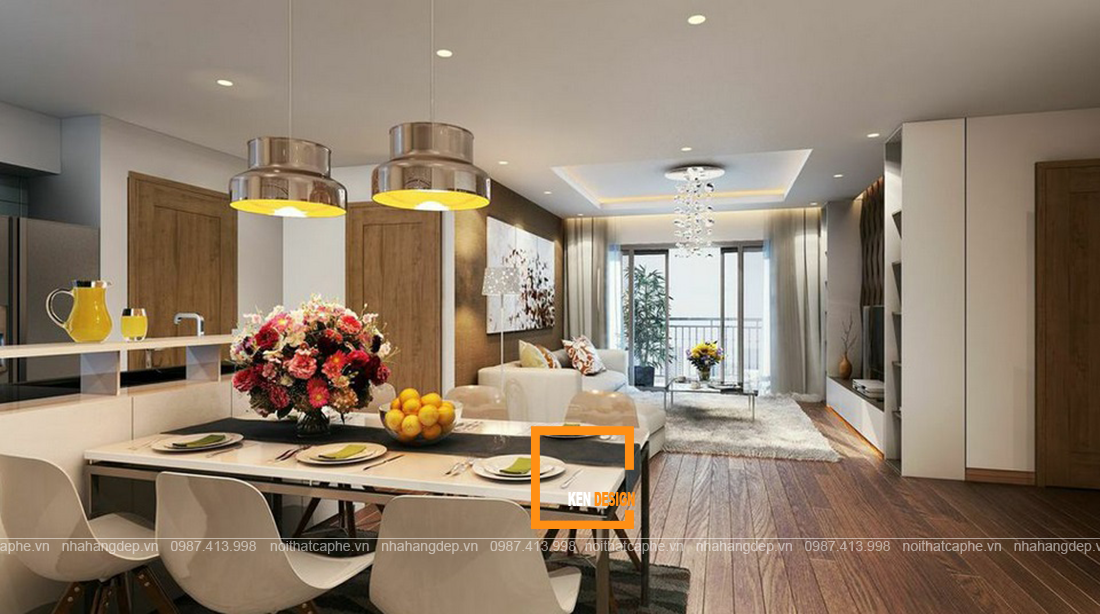Thiết kế nội thất nhà liền kề Vinhomes phong cách hiện đại – vẻ đẹp đi cùng với thời gian