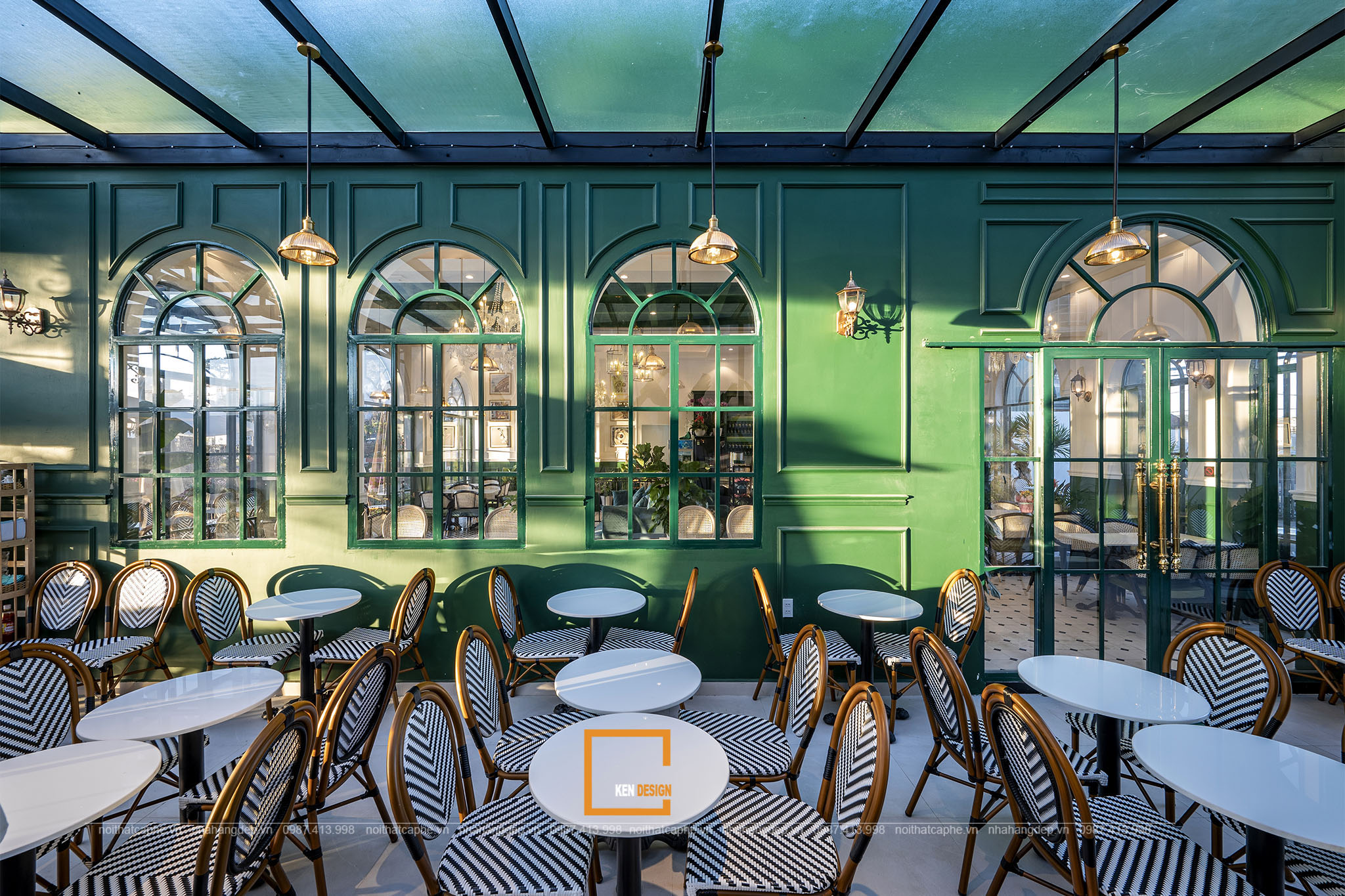 Nội thất quán cafe phong cách Châu Âu