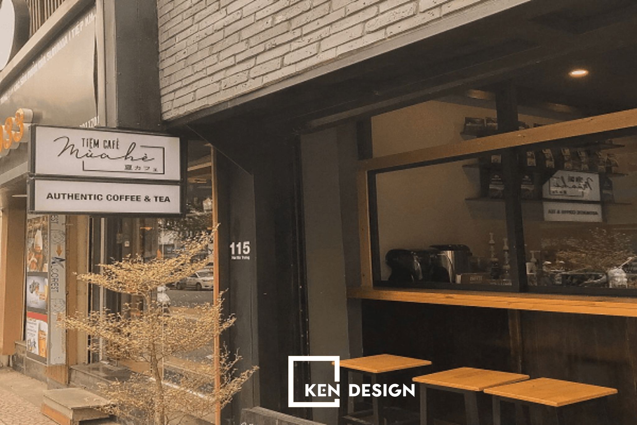Tiệm Cafe Mùa Hè - sự trung hòa giữa không gian thiết kế tươi mới và tối giản