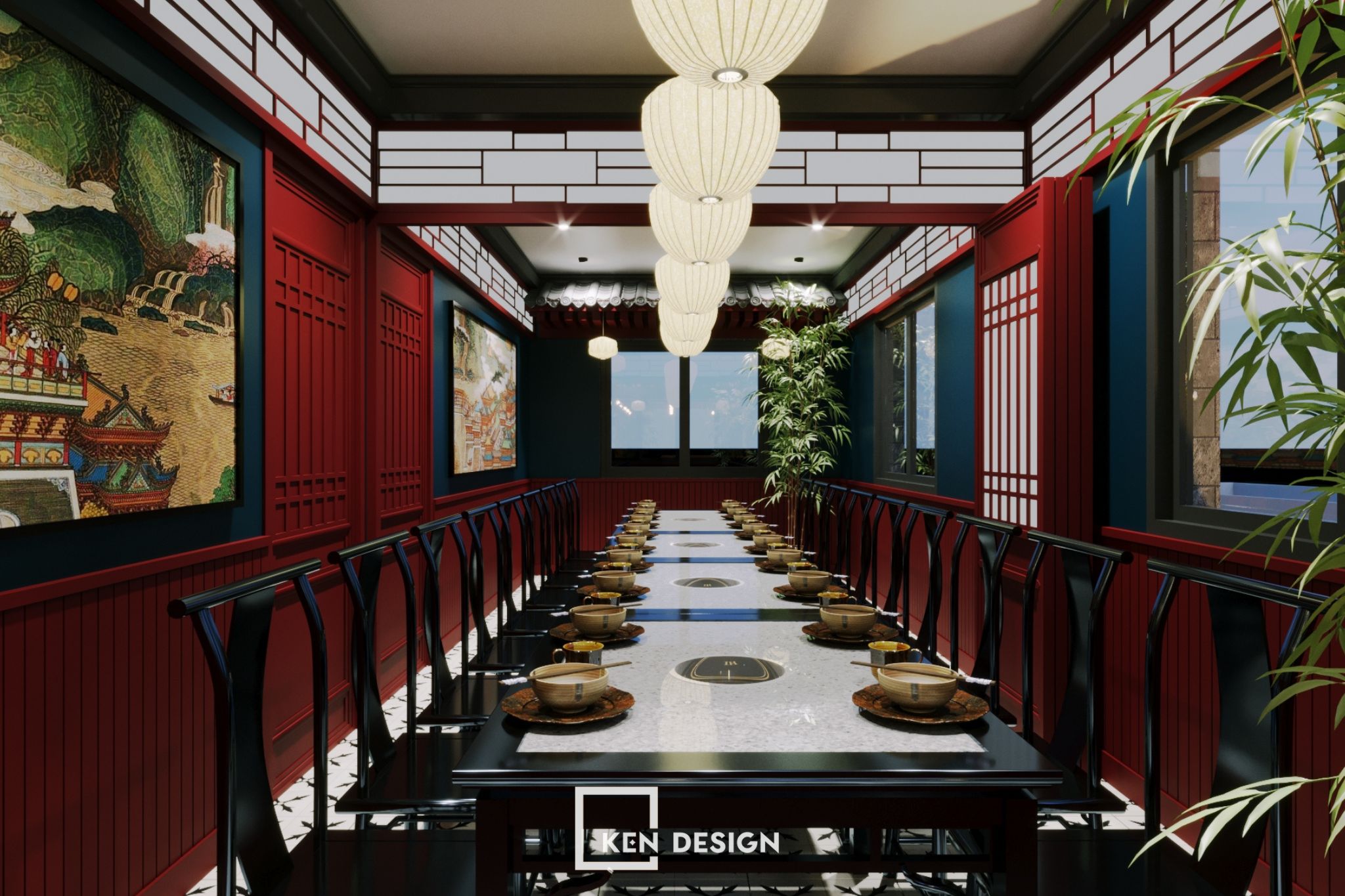  thiết kế nhà hàng Chuan Yue Shi Kong
