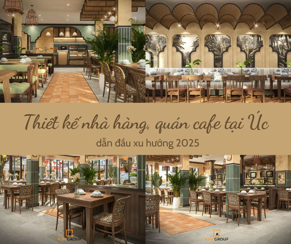Thiết kế nhà hàng, quán Cafe tại Úc: Bí quyết thành công từ xa