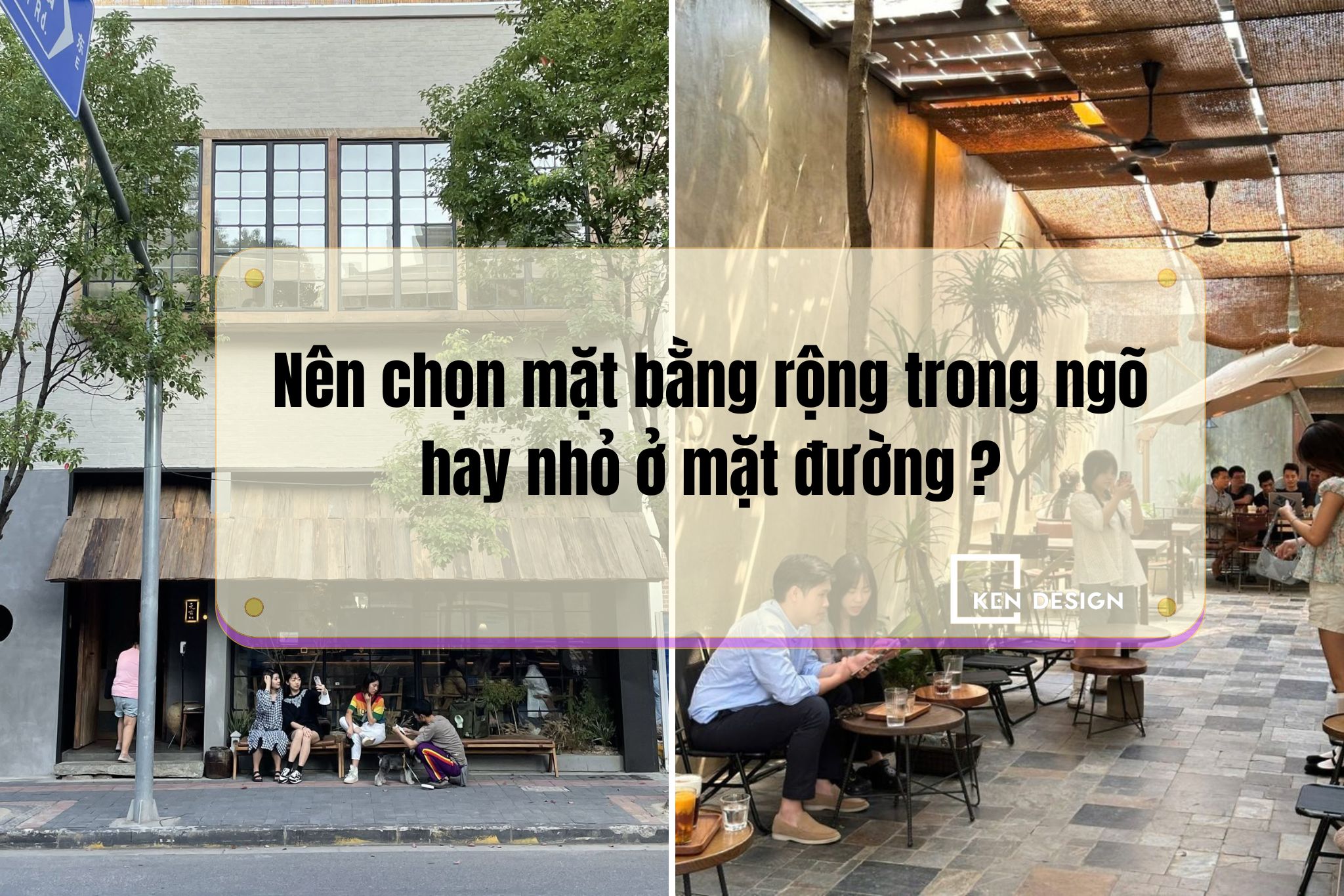 Mặt bằng rộng trong ngõ hay nhỏ mặt đường: Lựa chọn nào sinh lời hơn?