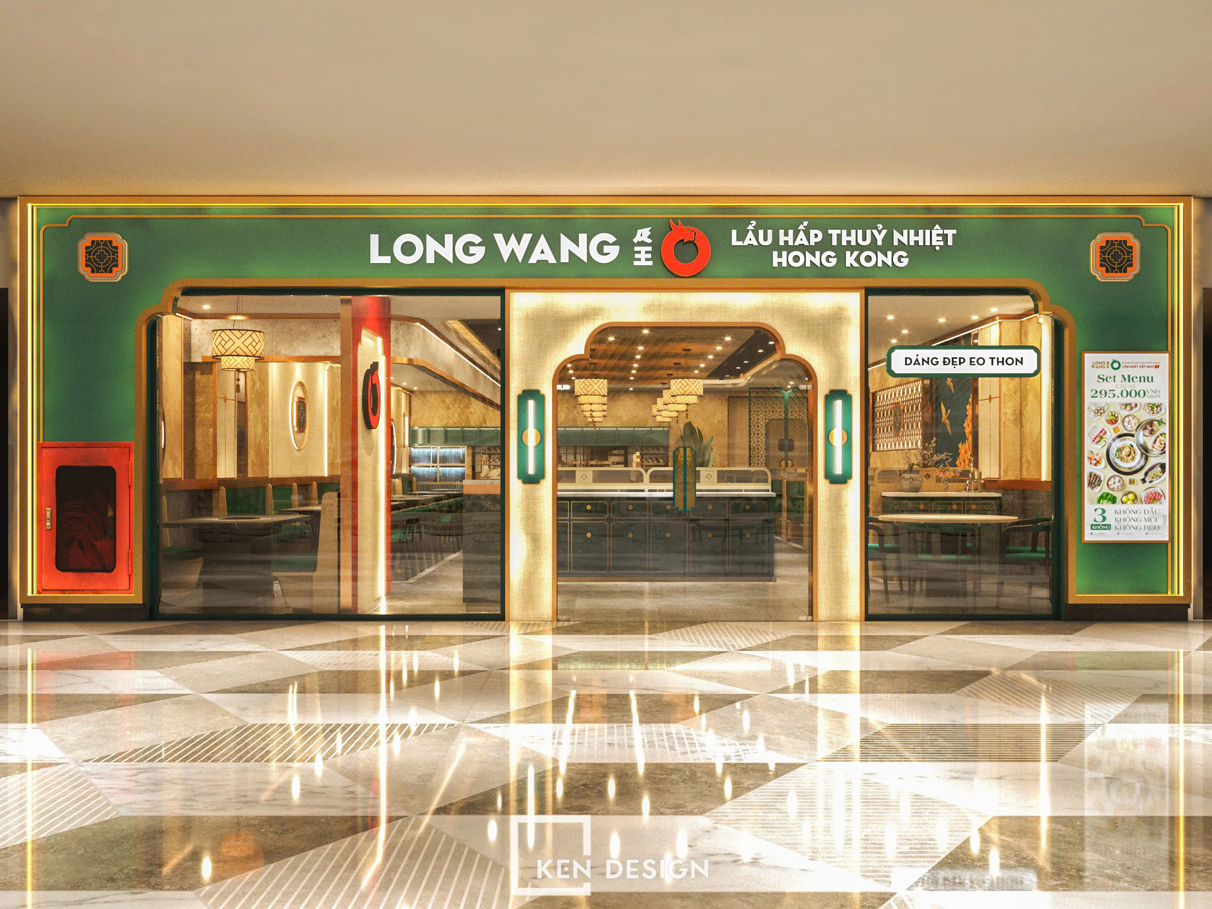 Thiết kế Longwang Vincom Thảo Điền: Hóa giải bài toán mặt bằng trần thấp