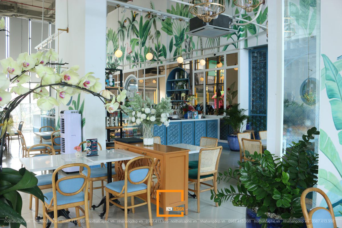  thiết kế quán cafe phong cách Địa Trung Hải