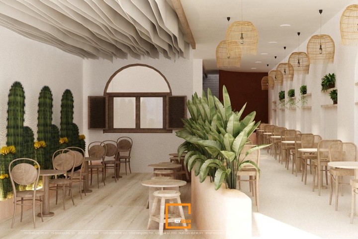  thiết kế quán cafe phong cách Địa Trung Hải