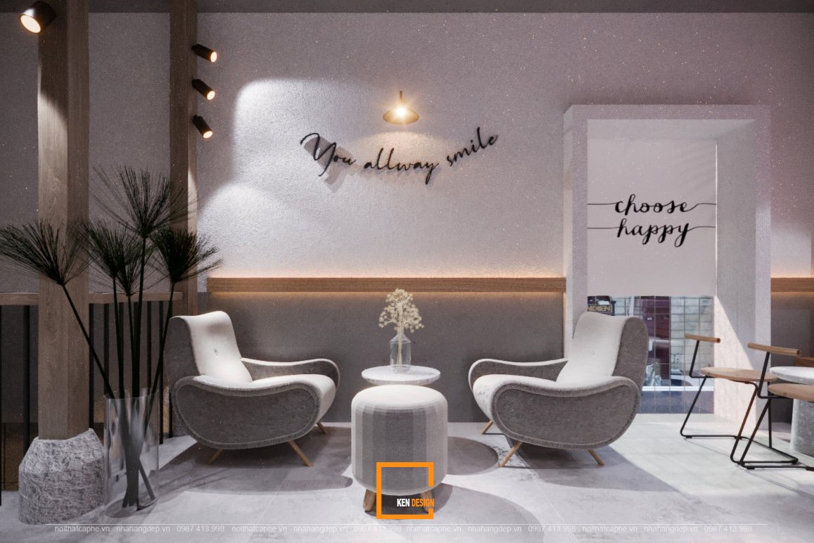 thiết kế nội thất quán cafe Le Petit Moment