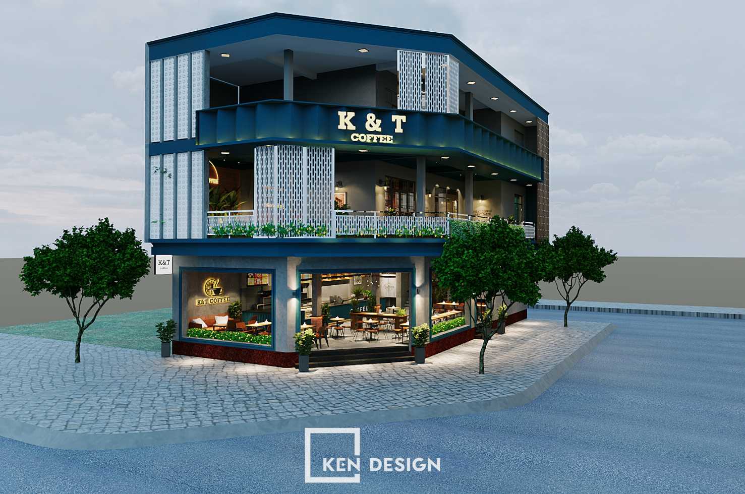 Thiết kế quán cafe K&T Quy Nhơn -Bình Định