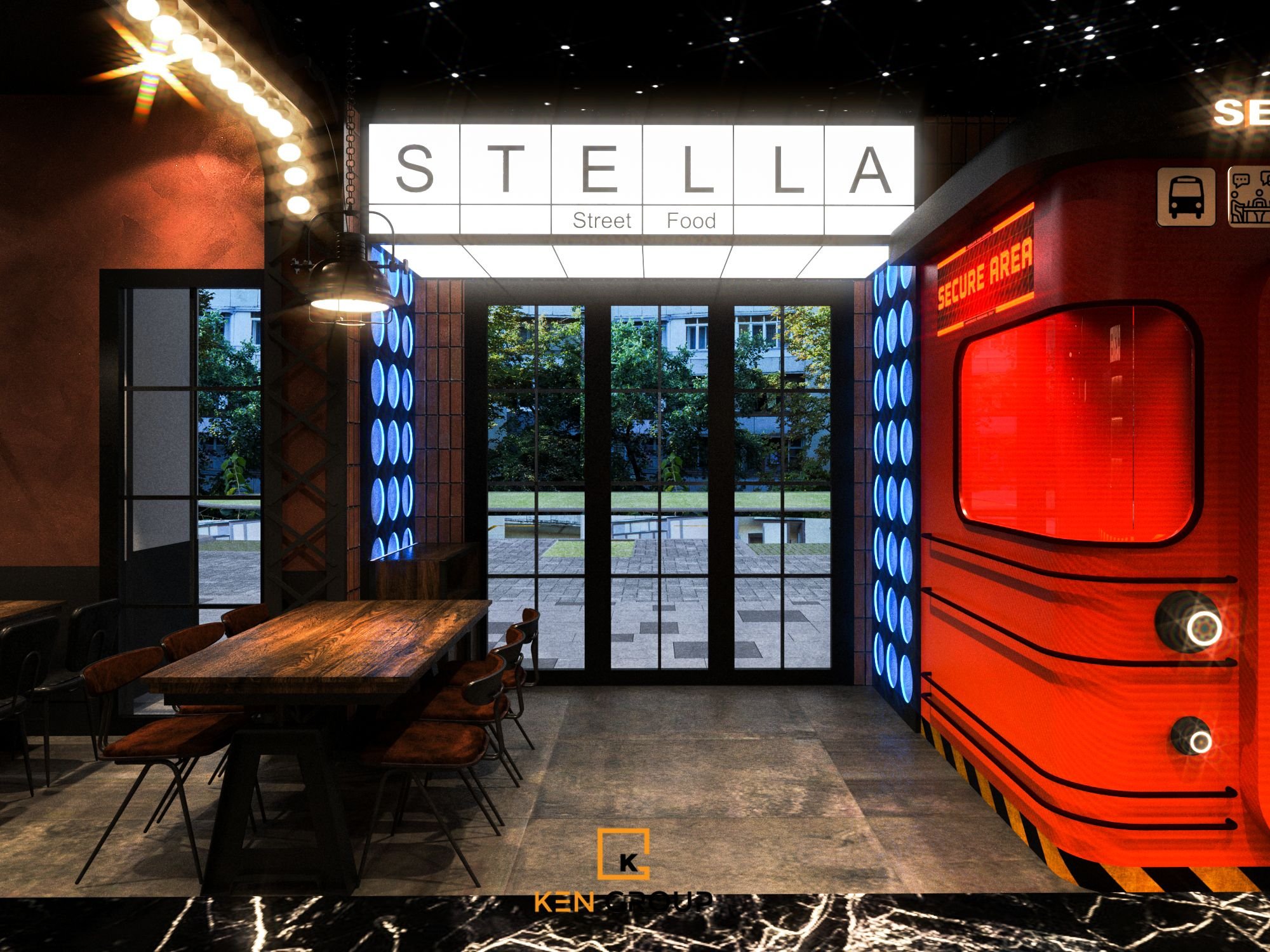 Thiết kế nhà hàng Stella
