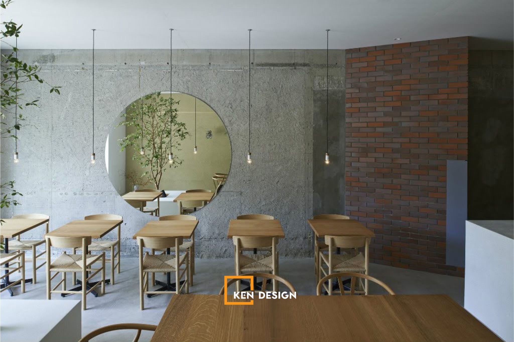 Sử dụng gương tràn tường cho quán cafe diện tích nhỏ