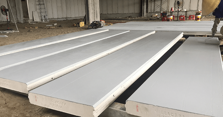 Cải tạo quán cafe bằng tấm bê tông mỏng