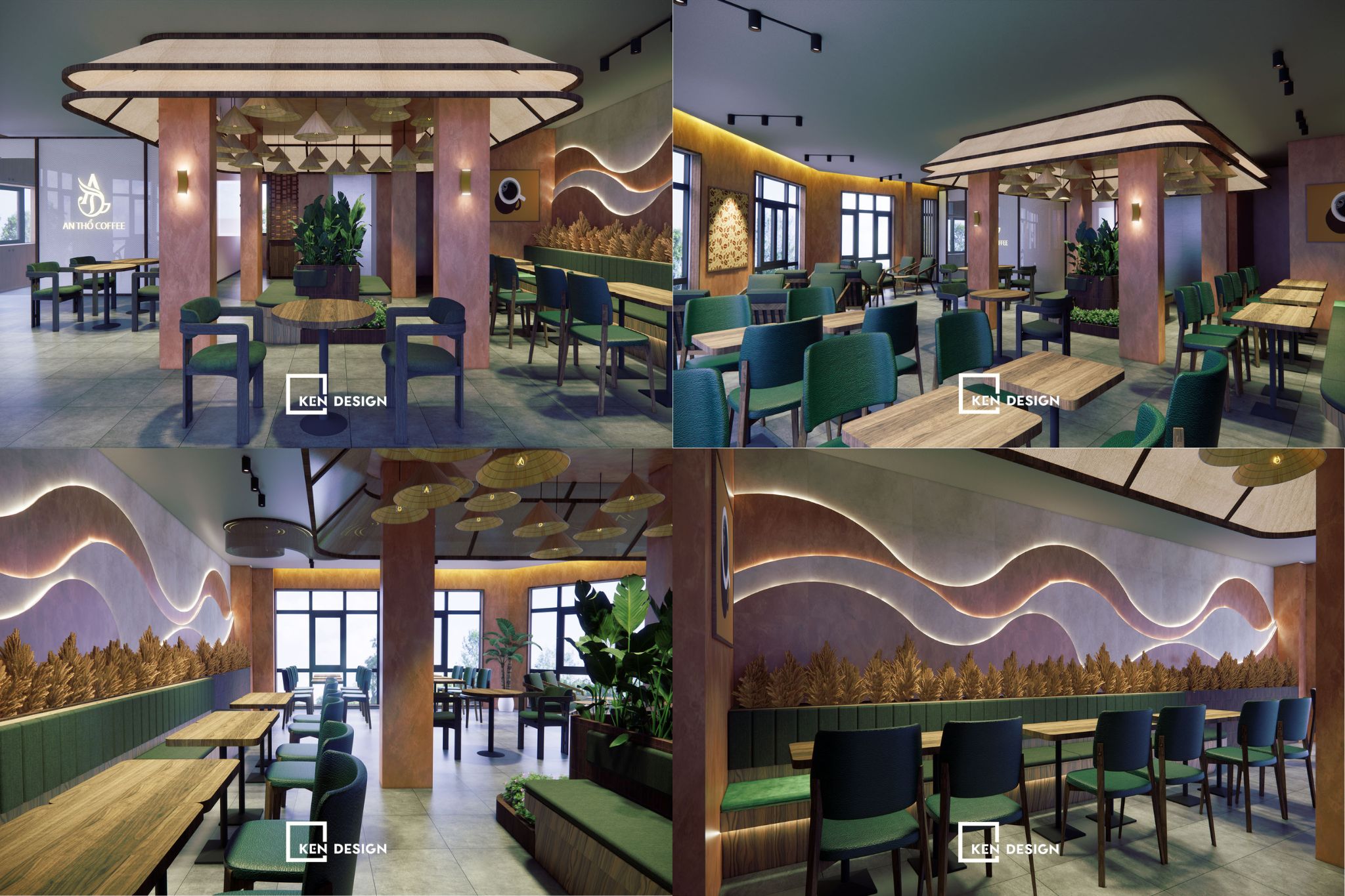 Thi công quán cafe An Thổ